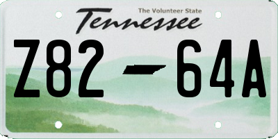 TN license plate Z8264A