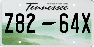 TN license plate Z8264X