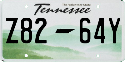 TN license plate Z8264Y