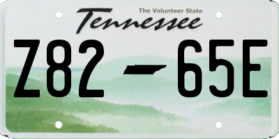 TN license plate Z8265E