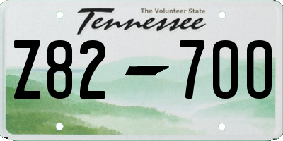 TN license plate Z8270O