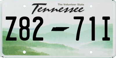 TN license plate Z8271I