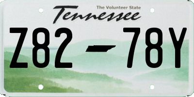 TN license plate Z8278Y