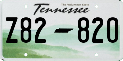 TN license plate Z8282O