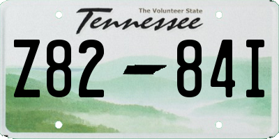 TN license plate Z8284I