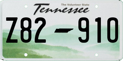 TN license plate Z8291O