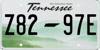 TN license plate Z8297E