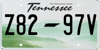 TN license plate Z8297V