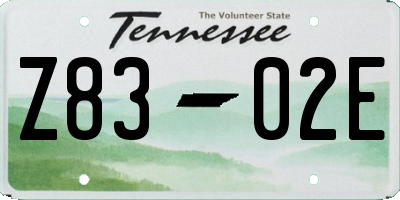 TN license plate Z8302E