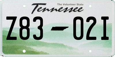 TN license plate Z8302I