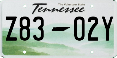 TN license plate Z8302Y