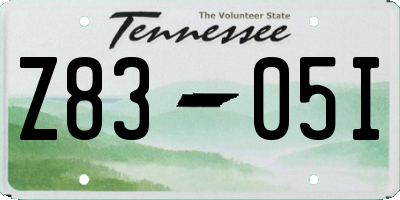 TN license plate Z8305I