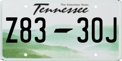 TN license plate Z8330J