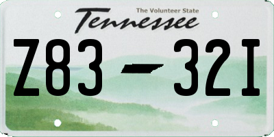 TN license plate Z8332I
