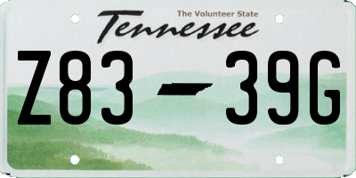 TN license plate Z8339G