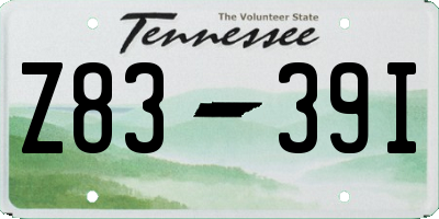 TN license plate Z8339I
