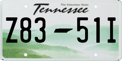TN license plate Z8351I