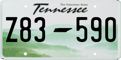 TN license plate Z8359O