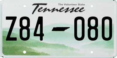 TN license plate Z8408O