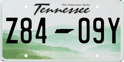 TN license plate Z8409Y
