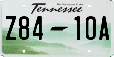 TN license plate Z8410A