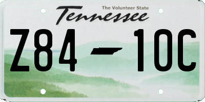 TN license plate Z8410C