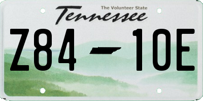 TN license plate Z8410E