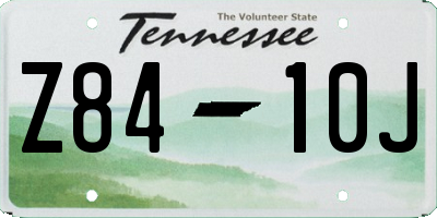 TN license plate Z8410J