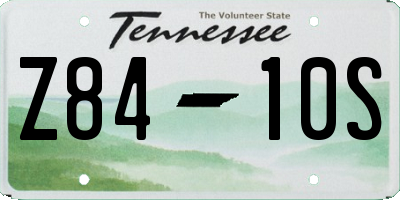 TN license plate Z8410S