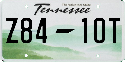 TN license plate Z8410T