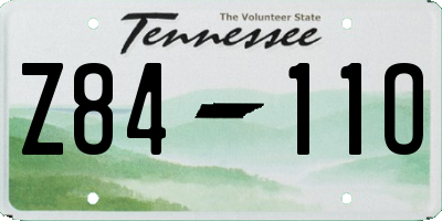 TN license plate Z8411O