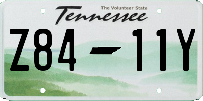 TN license plate Z8411Y