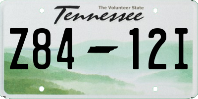 TN license plate Z8412I