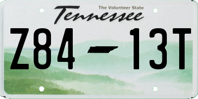 TN license plate Z8413T