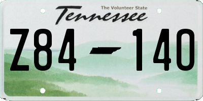 TN license plate Z8414O