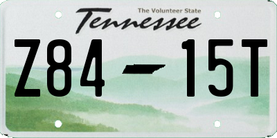 TN license plate Z8415T