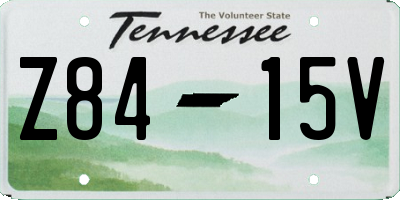 TN license plate Z8415V