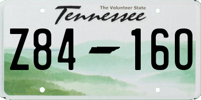 TN license plate Z8416O
