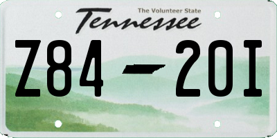 TN license plate Z8420I