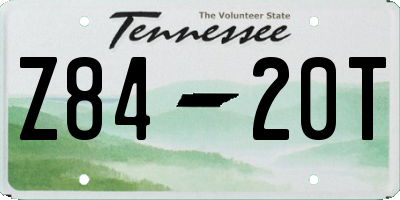 TN license plate Z8420T