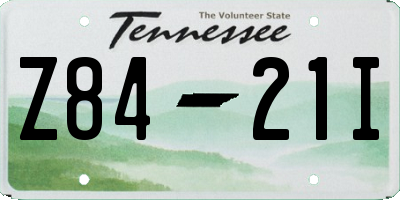 TN license plate Z8421I