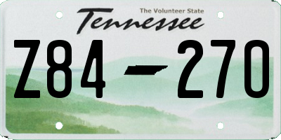 TN license plate Z8427O