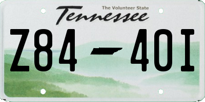 TN license plate Z8440I