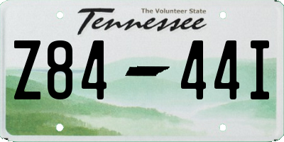 TN license plate Z8444I