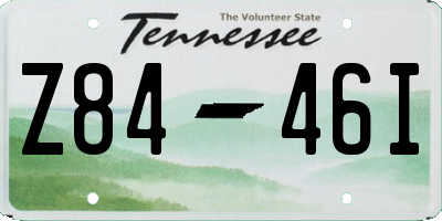 TN license plate Z8446I