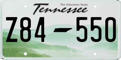 TN license plate Z8455O