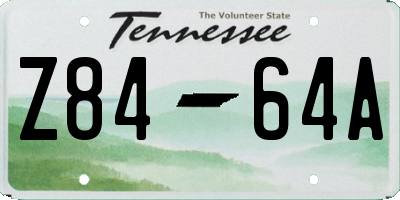 TN license plate Z8464A