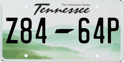 TN license plate Z8464P