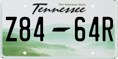 TN license plate Z8464R