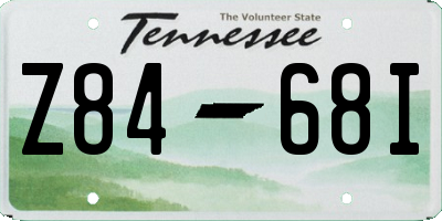 TN license plate Z8468I